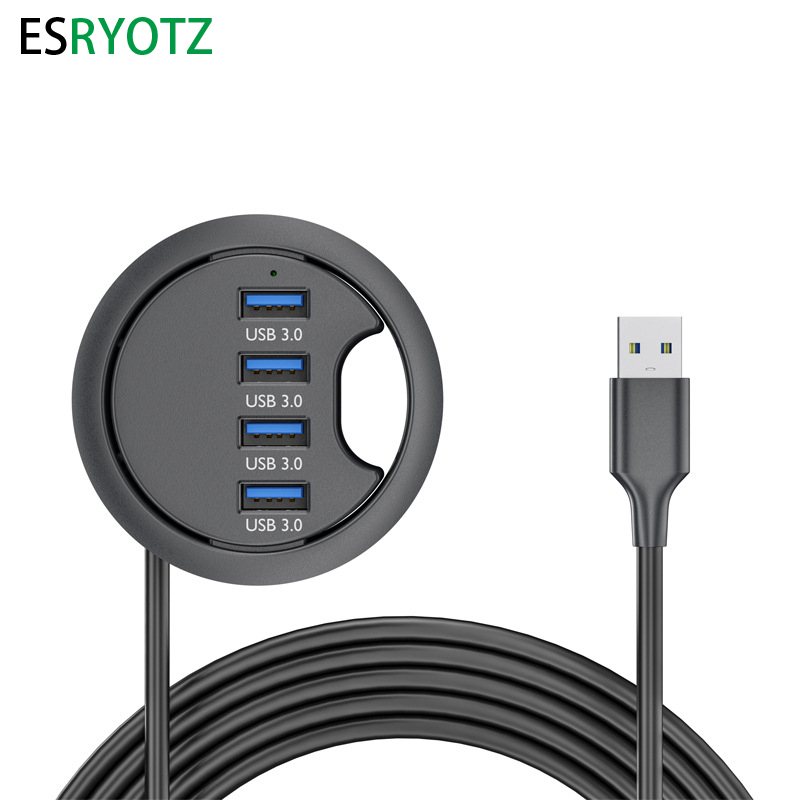 Desk Setup Hub - Koncentrator biurkowy USB3.0 HUB z 2-portowym