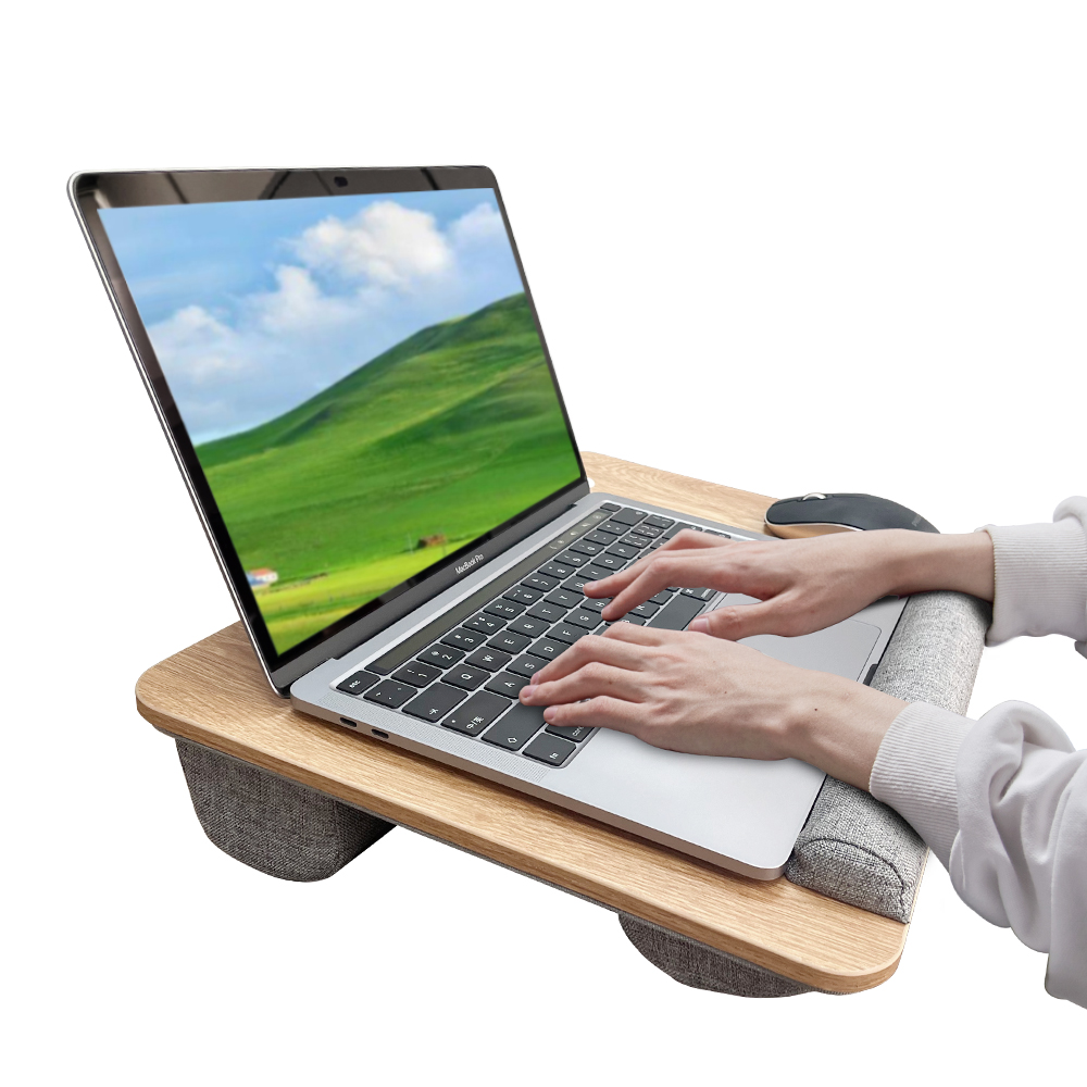 Desk Setup Maker - Drewniany podwieszany stolik do nauki Mumucc,