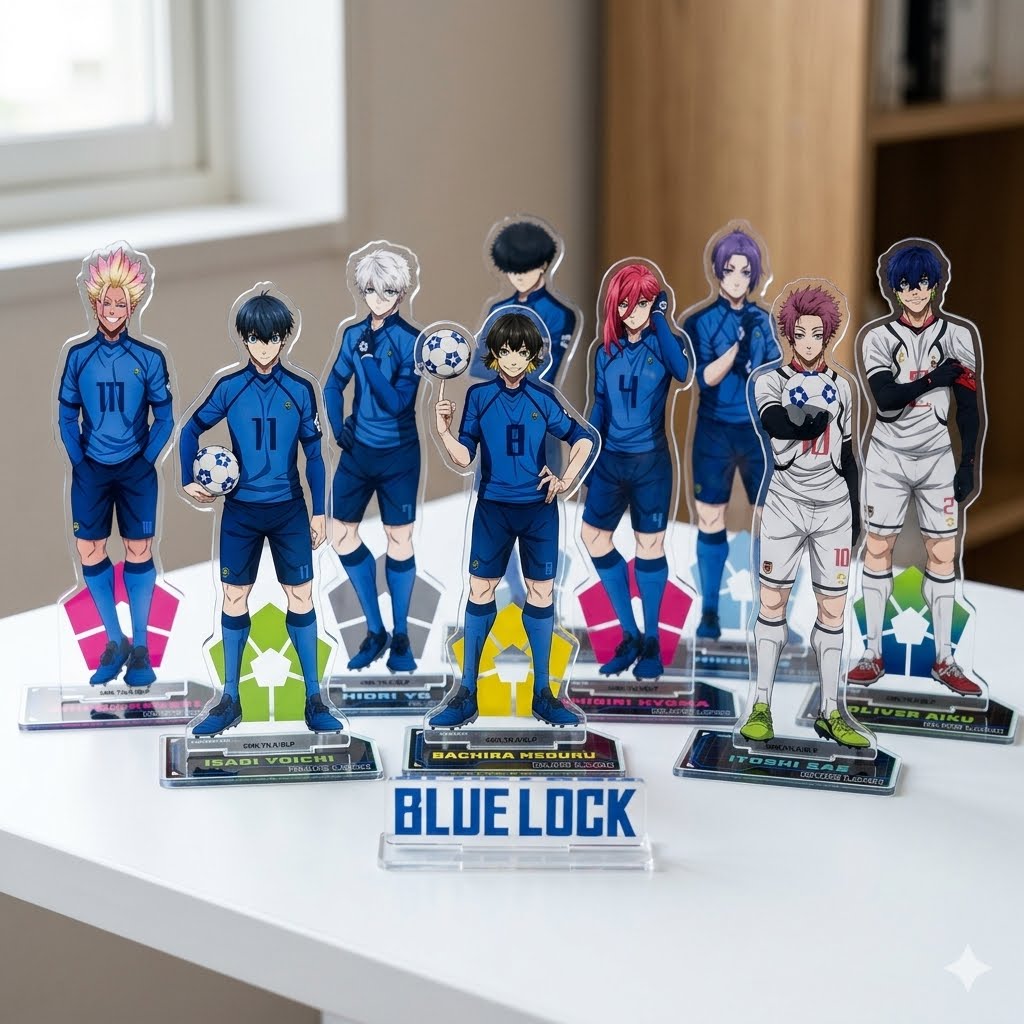 Desk Setup Blue - Blue Lock Mikage Reo Manga Character