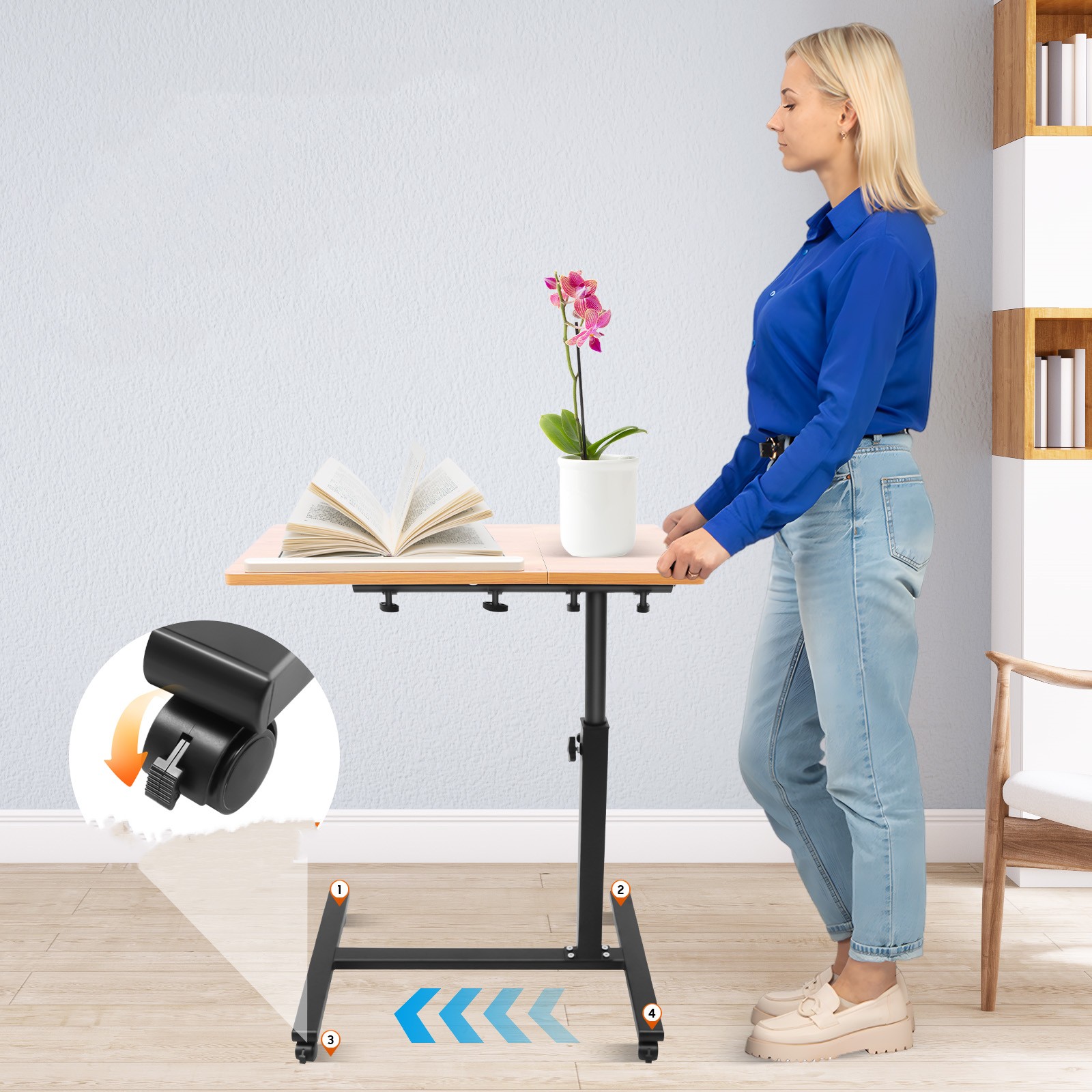 Regulowany stolik na laptopa,  – Desk Setup Maker recenzja i cena