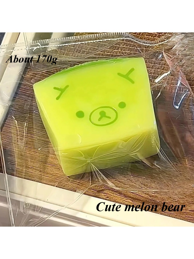 Jasnozielony melonowy miś Rila – Desk Setup Kawaii recenzja i cena