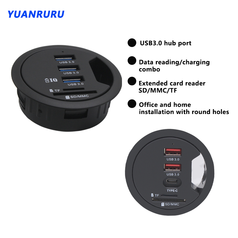 USB Hub USB 3.0 USB 2.0 Hub pu – Desk Setup Hub recenzja i cena