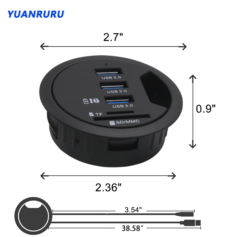 USB Hub USB 3.0 USB 2.0 Hub pu – Desk Setup Hub recenzja i cena