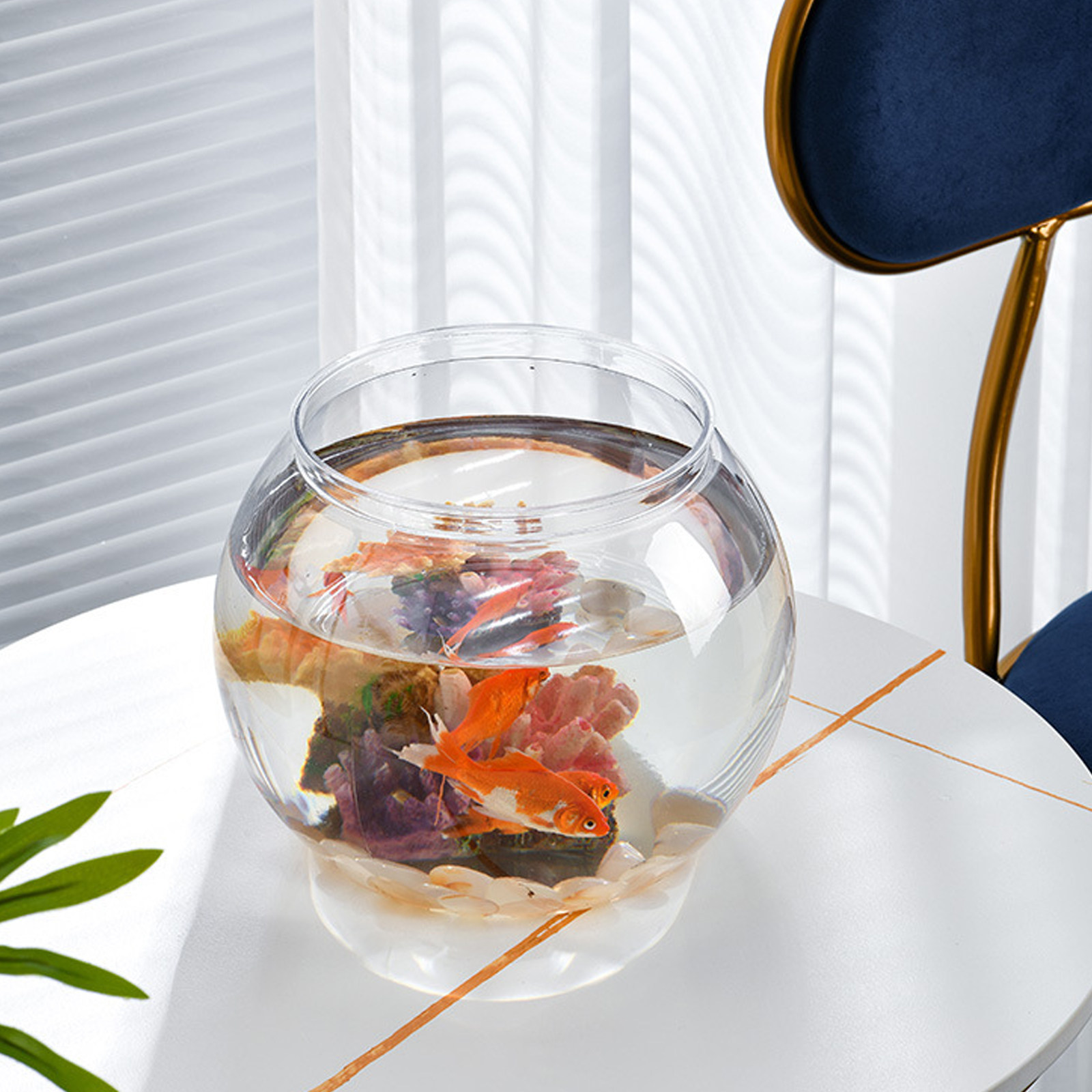Małe okrągłe plastikowe akwari – Desk Setup Small recenzja i cena