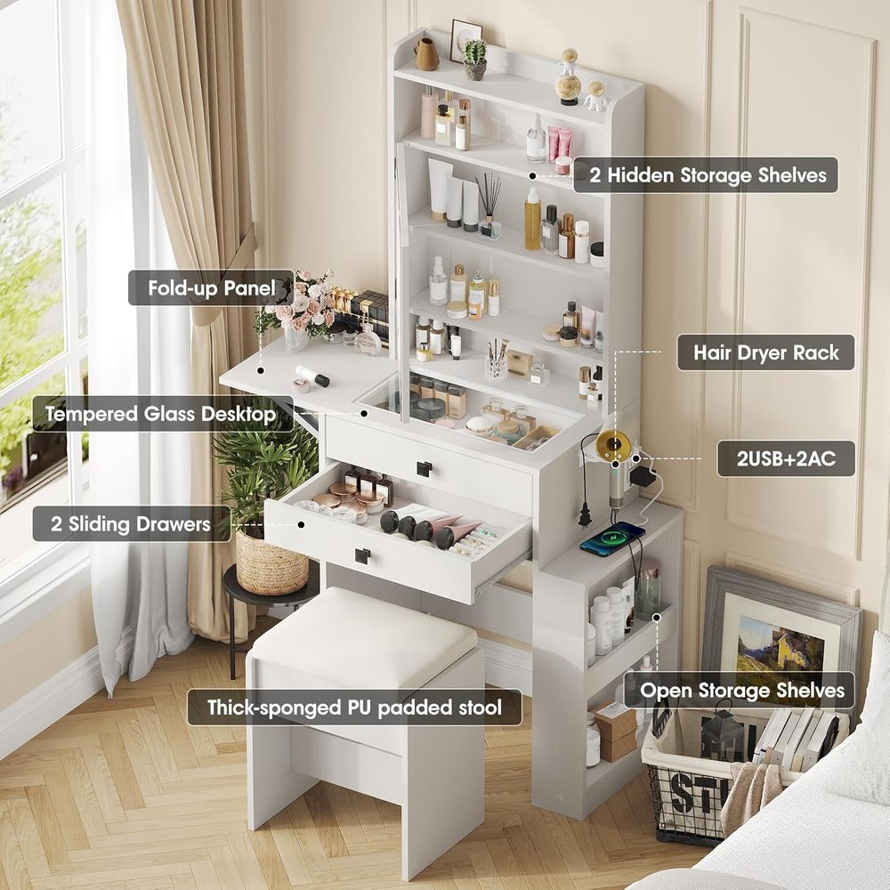 Mały toaletka Vabches z postar – Desk Setup Small recenzja i cena