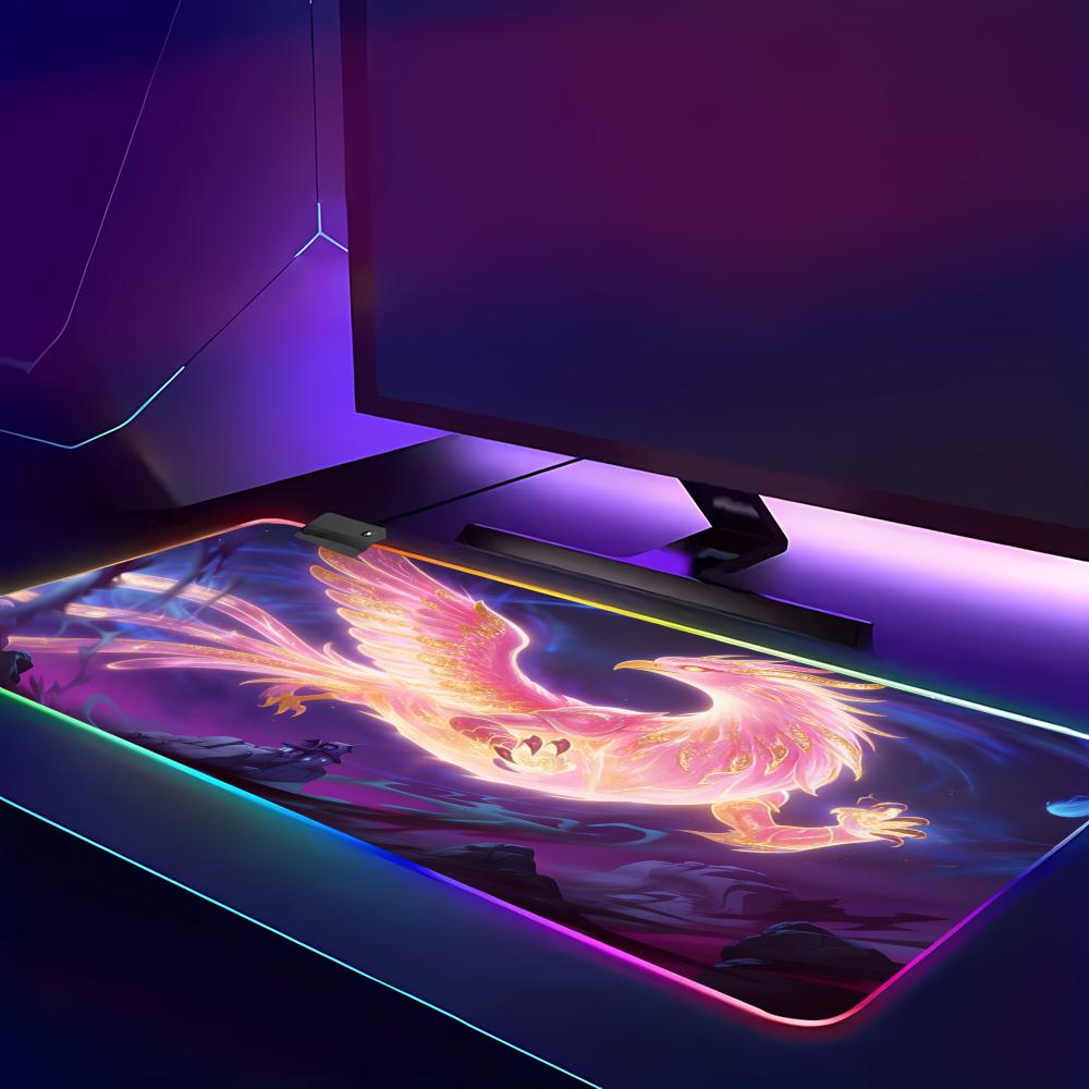 Podkładka pod mysz RGB LED Blu – Desk Setup Blue recenzja i cena