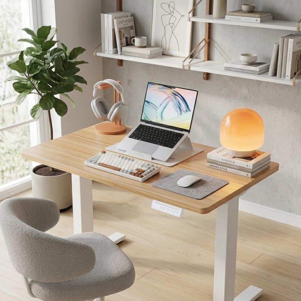Małe elektryczne biurko stojąc – Desk Setup Small recenzja i cena