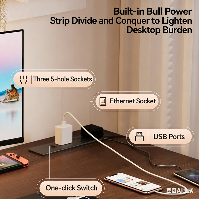 Nowoczesne elektryczne biurko  – Desk Setup Bedroom recenzja i cena
