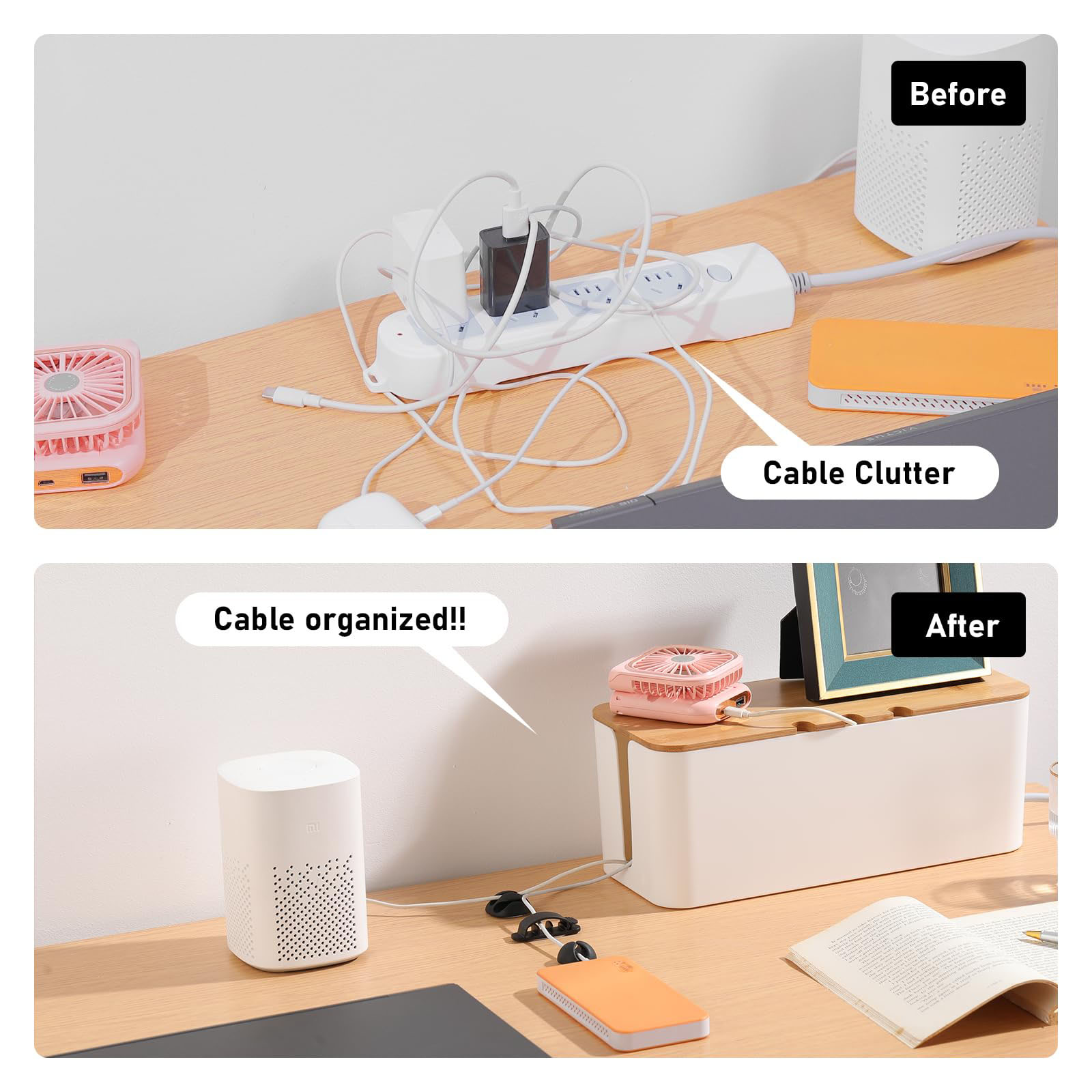 Duża skrzynka do zarządzania k – Desk Setup Hub recenzja i cena