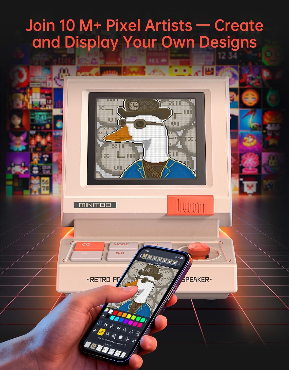 Mini głośnik w stylu retro PC  – Desk Setup Bedroom recenzja i cena