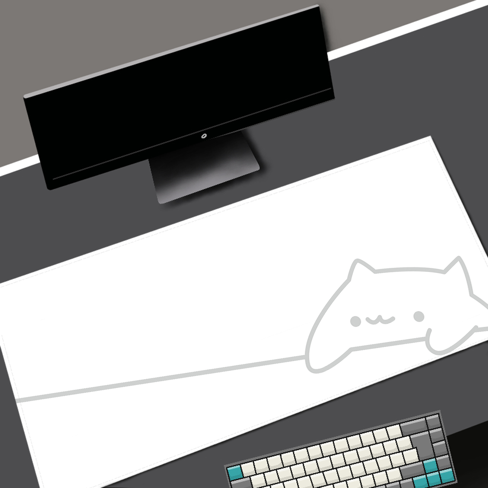 Biała podkładka pod mysz Black – Desk Setup Blue recenzja i cena