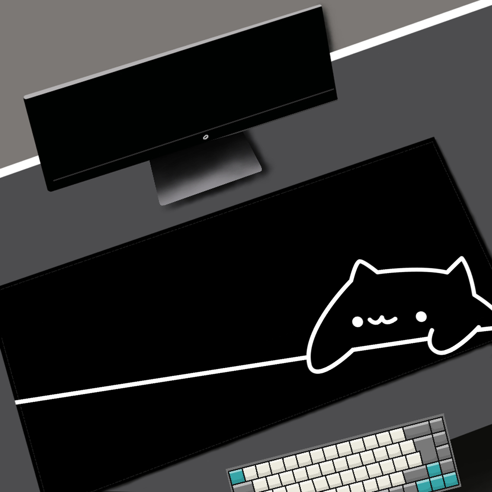 Biała podkładka pod mysz Black – Desk Setup Blue recenzja i cena