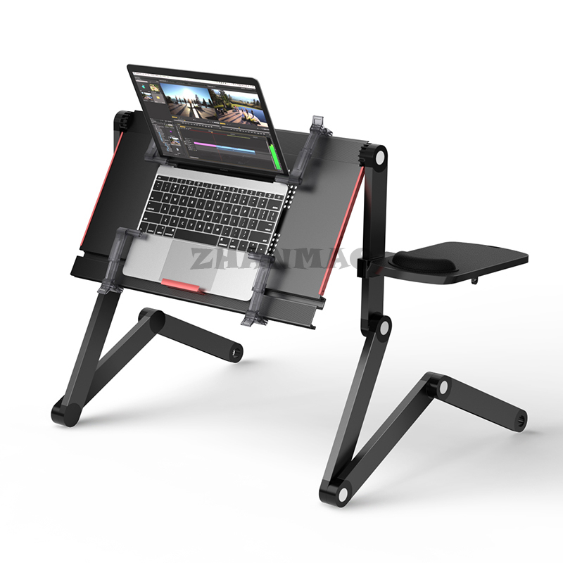 Leżący płaski na łóżku, biurko – Desk Setup Maker recenzja i cena