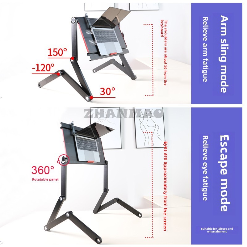 Leżący płaski na łóżku, biurko – Desk Setup Maker recenzja i cena