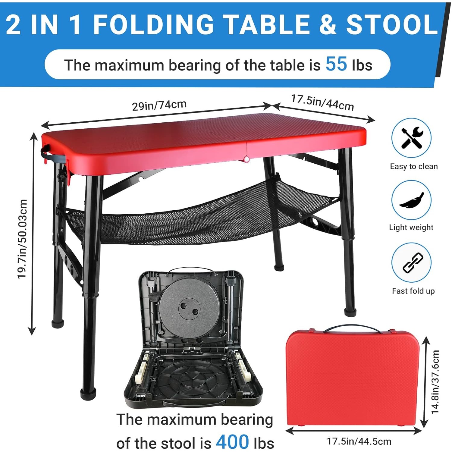 Zestaw składanych stołów i sto – Desk Setup Maker recenzja i cena