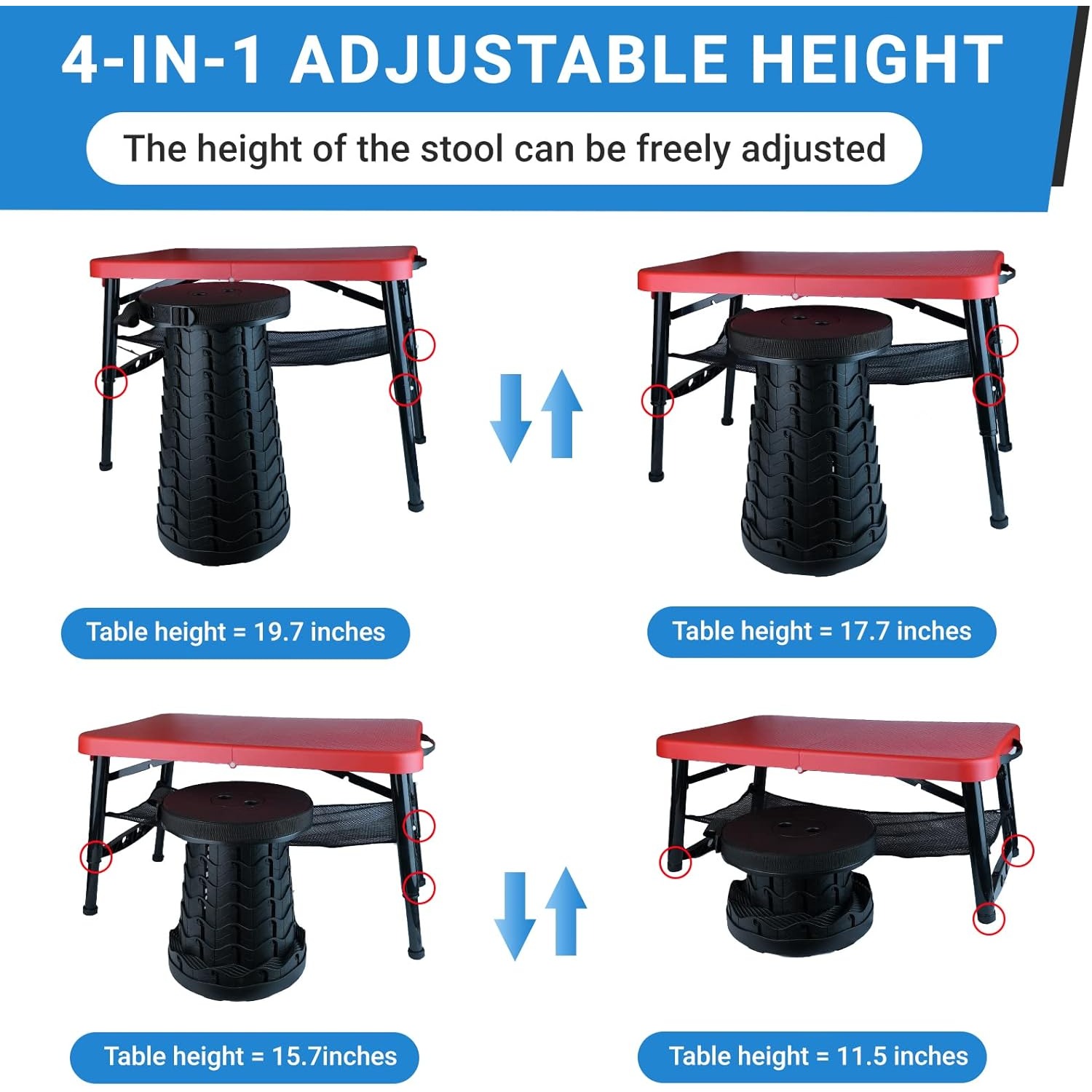 Zestaw składanych stołów i sto – Desk Setup Maker recenzja i cena